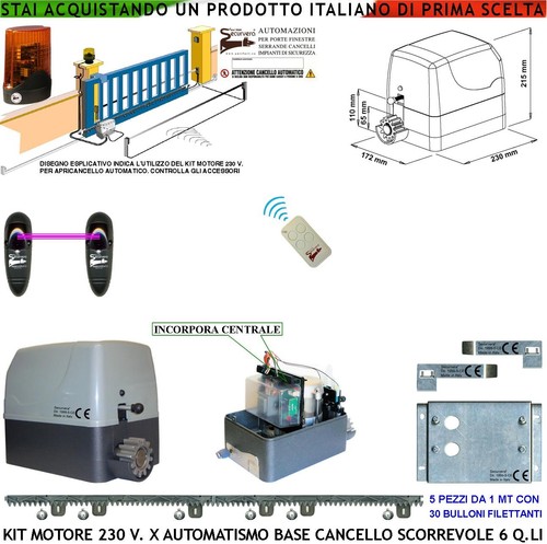Cancello automatico scorrevole - cancello,