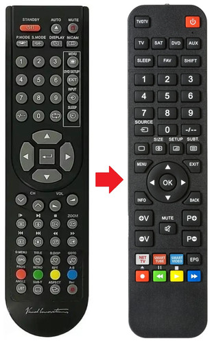 Telecomando adatto per - , teleco