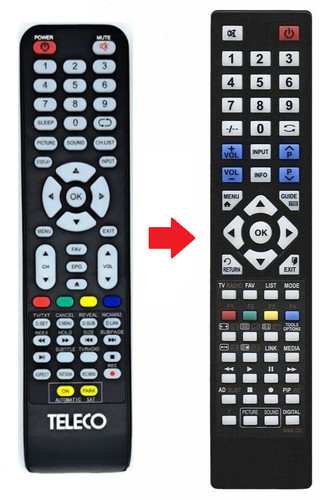 Telecomando ricambio per - di,