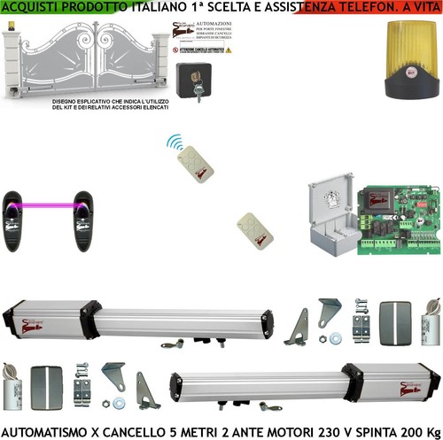 Cancello automatico 2 - 5, mt