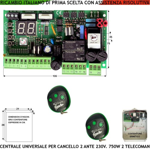 Cancello automatico ante - 1/2,
