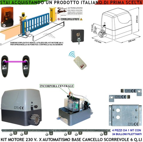 Cancello scorrevole automatico - cancello,
