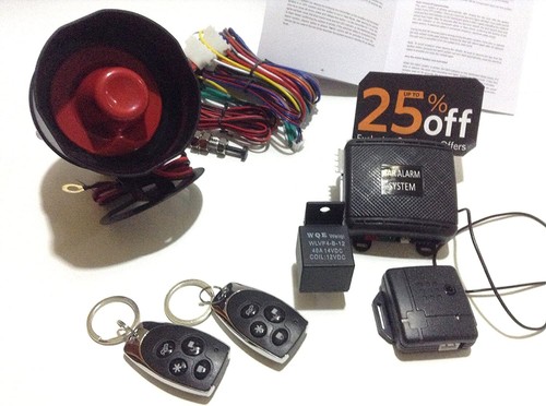 Car alarm security - alarm, kit