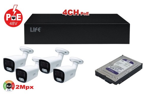 Kit nvr poe 9ch - 4,
