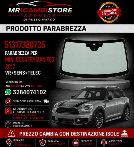51317380735 parabrezza mini - 51317380735,